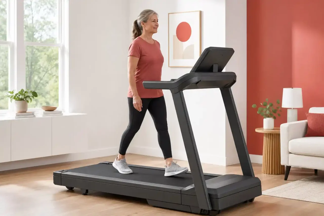 Best treadmill for bad knees during a low-impact walking workout at home