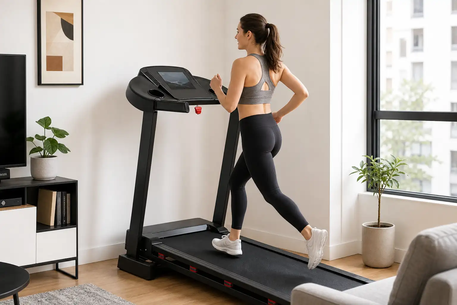 ECHANFIT 5519 treadmill review: runner training at home