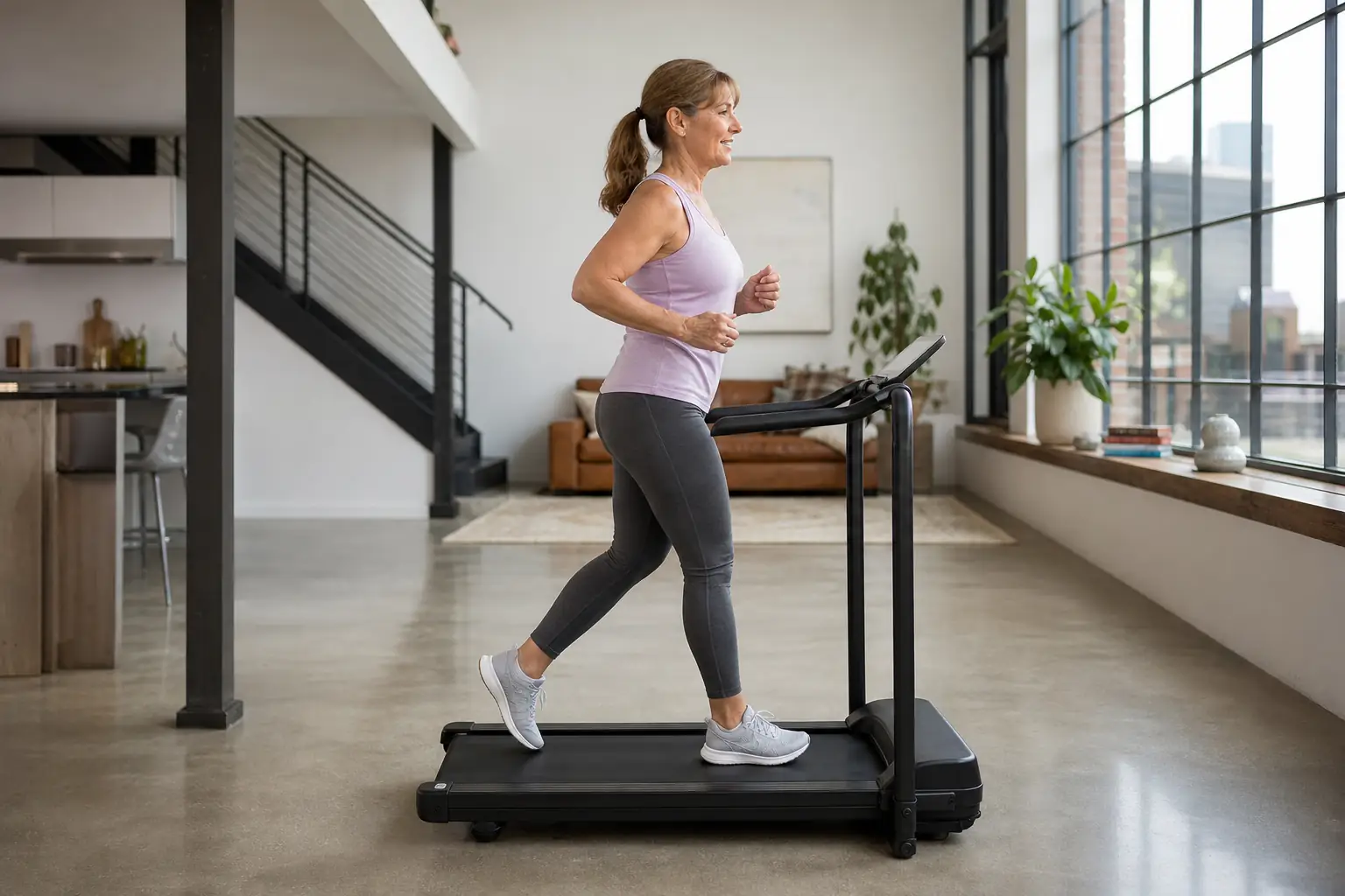 Horizon 7.0 AT treadmill review: runner training at home