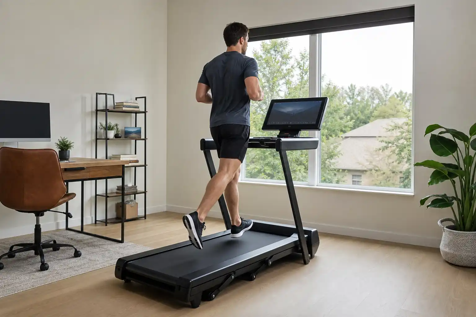 NordicTrack Commercial 2450 treadmill review: runner training at home