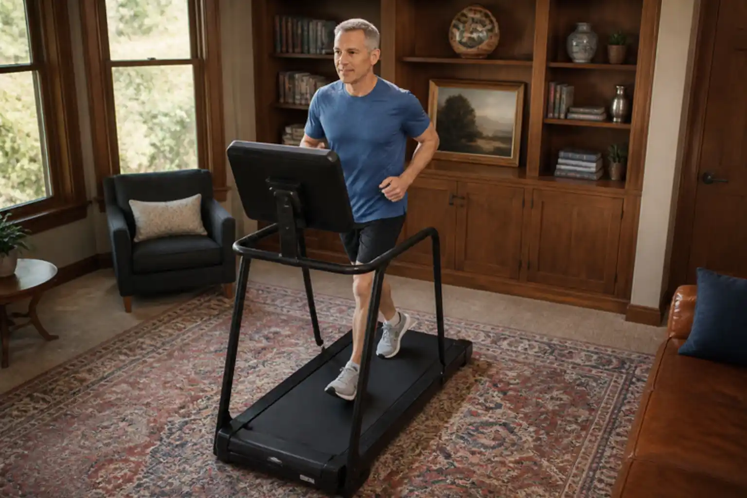 NordicTrack T Series 16 treadmill review: runner training at home