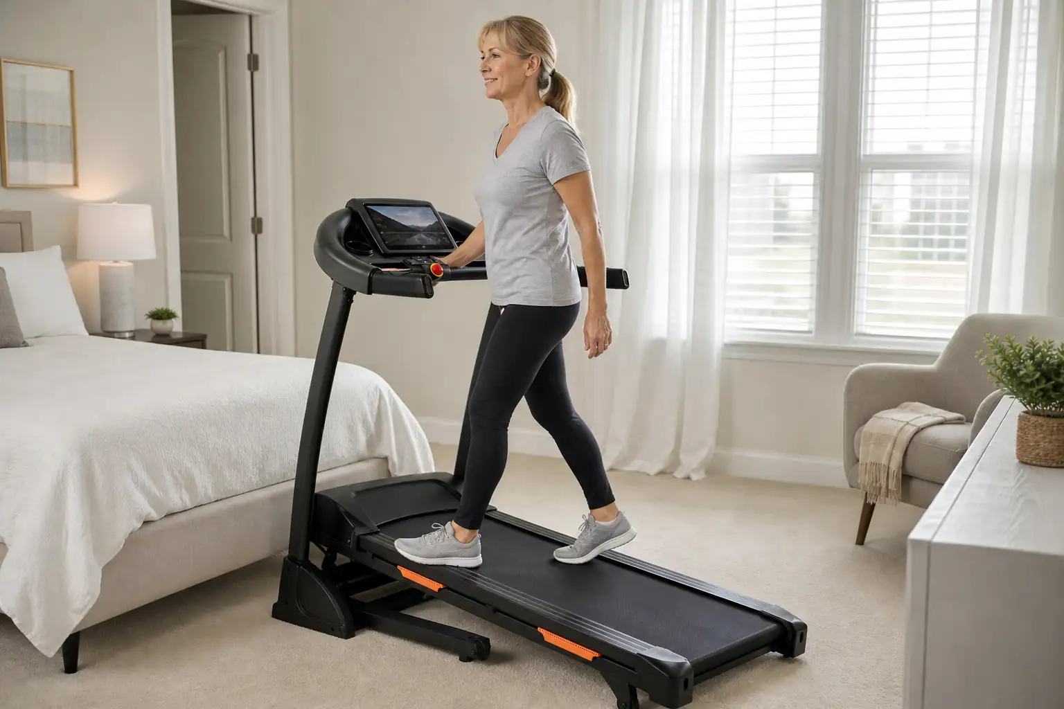 THERUN T15 treadmill review: runner training at home
