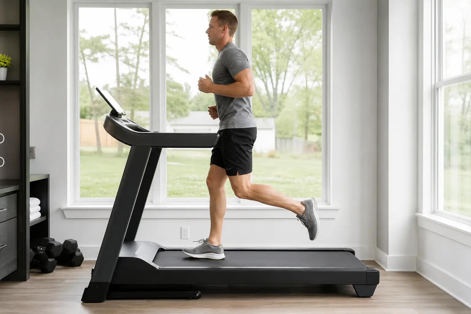 Treadmill Belt Size Guide: home treadmill scene