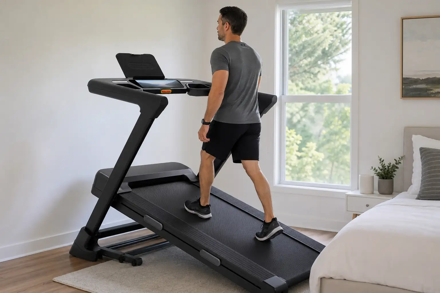 TREAFLOW 7210 treadmill review: runner training at home