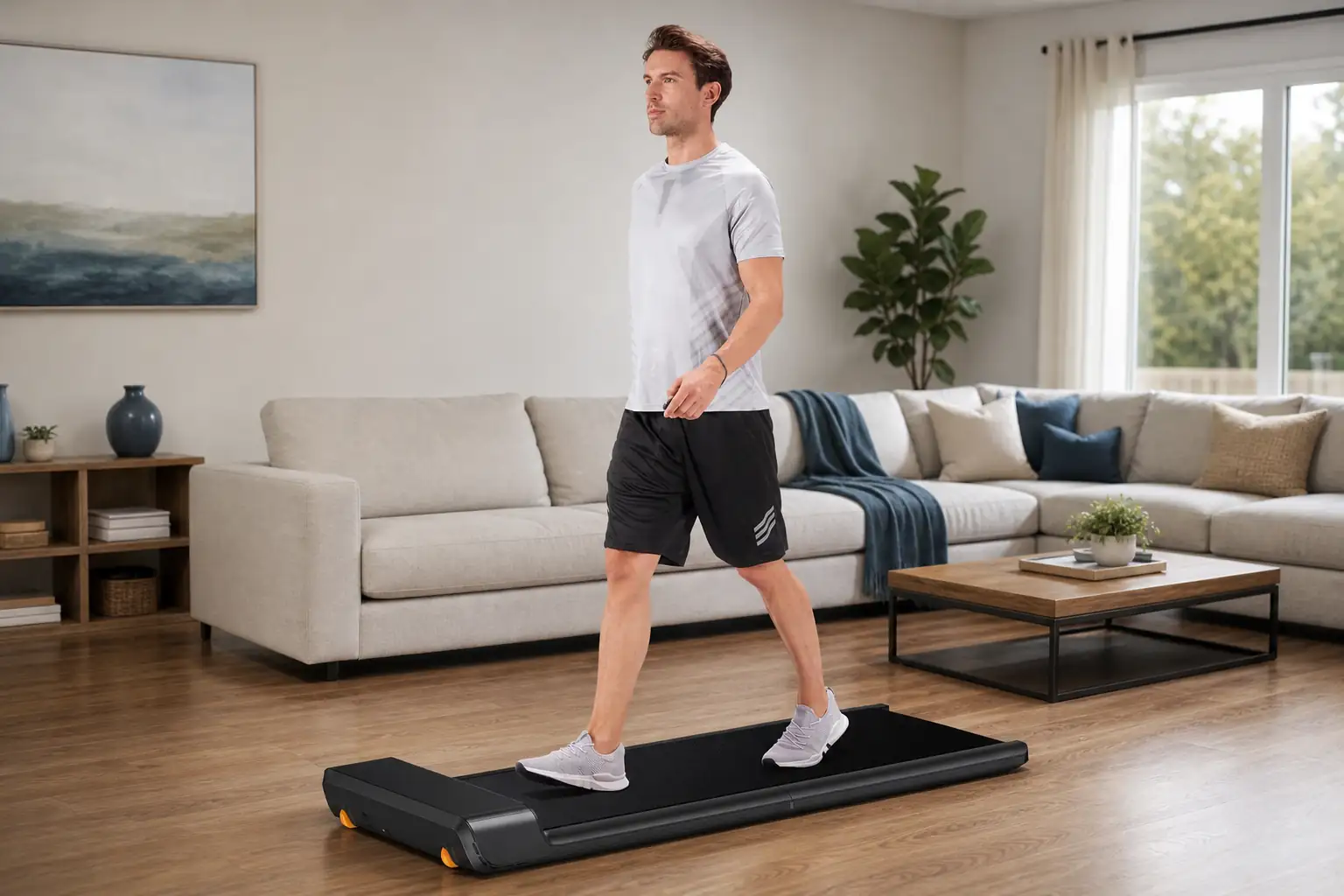 WalkingPad P1 walking pad review: walking at home