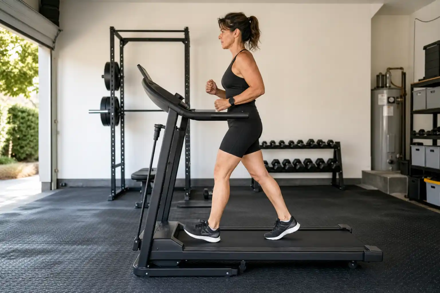 WELLFIT TM029 treadmill review: runner training at home